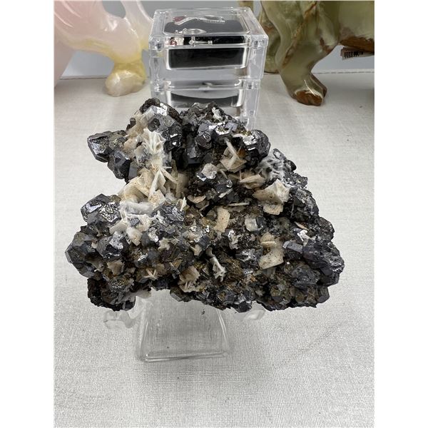 2.8 INCH IRON PYRITE WITH CALCITE