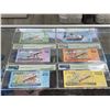 Image 2 : 2013 FIJI RESERVE BANK NOTE SPECIMEN SET PMG WITH 2017  $7 SPECIAL RUGBY BANK NOTE