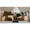 Image 2 : Baronet Vintage Cream Dresser, Pillows & Moose Lamp