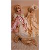 Image 1 : Collectible Porcelain Dolls with Stands