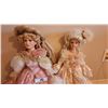 Image 2 : Collectible Porcelain Dolls with Stands