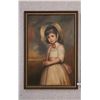 Image 2 : Antique Oil Paintings- Miss Juliana Willougby Reproduction by George Romney plus one other