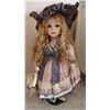 Image 1 : Vintage Porcelain Doll on Stand