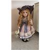 Image 2 : Vintage Porcelain Doll on Stand
