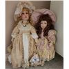 Image 1 : 2 Vintage Porcelain Dolls
