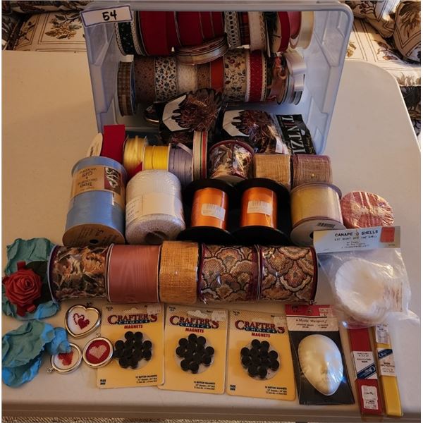 Ribbons, Magnets & Craft Supplies