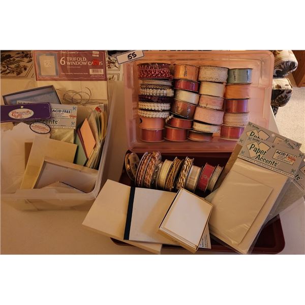 Ribbons, Rope, Paper Supplies for Crafting