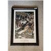 Image 1 : Den Mother Wolf Family Print by Carl Brenders