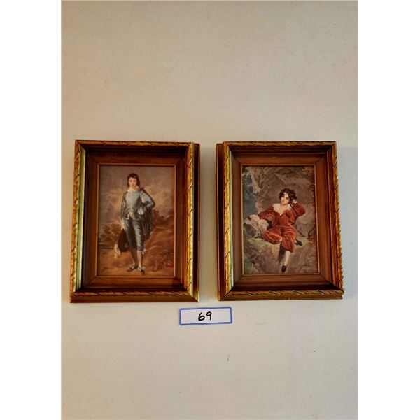 Blue Boy by Thomas Gainsborough & The Red Boy by Sir Thomas Lawrence