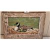 Image 2 : Black Rod Iron & Stone Goose & Canada Goose with goslings