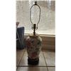 Image 6 : Handpainted Stool, Glass Vase, 2 Decorative Pillows & Lamp