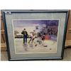 Image 3 : "A Boy and His Dream" Wayne Gretzky Framed Print by James Lumbers 3406/9999