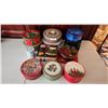 Image 1 : Collection of Christmas Tins (14 Pieces)