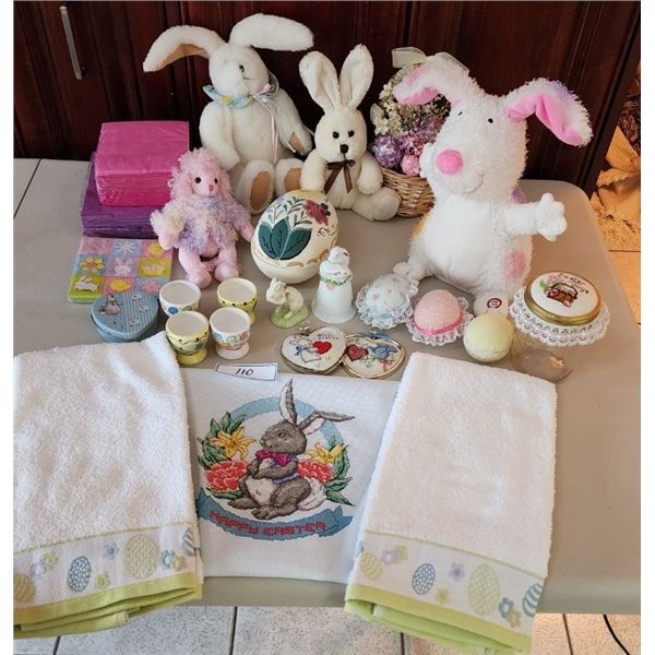 Easter Bunnies, Egg Holders, Needlepoint Easter Towels, Ceramic Egg, Napkins, Easter Jar