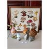 Image 1 : Handcrafted Framed Mushroom Needlepoint Picture, Marble Mushroom Bookends, Fairytale Mush Lady