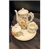 Image 5 : 3 Vintage Fine Porcelain Miniature Tea Sets