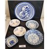 Image 1 : Vintage Japanese Porcelain Plate/Bowl, Royal Stafford "Tulipa Blue Trim" Bowls, Lattice Bowl Planter
