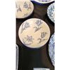 Image 5 : Vintage Japanese Porcelain Plate/Bowl, Royal Stafford "Tulipa Blue Trim" Bowls, Lattice Bowl Planter