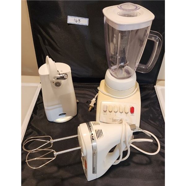 Moulinex Blender, Kitchen Aid Hand Mixer, Oster Electric Can Opener
