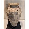 Image 1 : RARE Large Vintage Terracotta Floor Vase with Elephant Head Handles