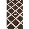 Image 2 : Black & White Area Rug - 62" x 98"