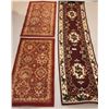 Image 1 : Carpet Runner (24" x 88") and 2 Floral Area Rugs (25.5" x 44")