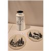 Image 1 : Ceramic Vase, 2 Nature Wall Plaques