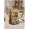 Image 5 : Vintage Serving Tray , Pitcher, Wine Holder, Drinking Mug, Lettuce Vase & Pitcher, Oil & Vinegar