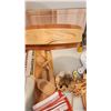 Image 5 : Wooden Kitchen Set, Linens, Baskets, Coasters