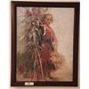 Image 1 : Framed Flower Child by Pino Giclee on Canvas Limited Edition 35/195 (Height 29.5", Width 23.5")