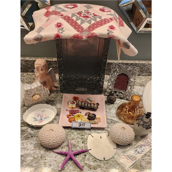 Silver Box, Angel, Jewellery Holder, Shells, Clock, Perfume Holders, Pins, Bookmark