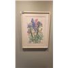 Image 1 : White Framed Water Color Painting by Maui Hands Hawaiian Artist Margaret Bedell  "Wells XI"