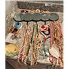 Image 1 : Selection of Costume Jewellery, Hawaii Shell Necklaces, Pandora Bracelet Antique Trinket Dish & More