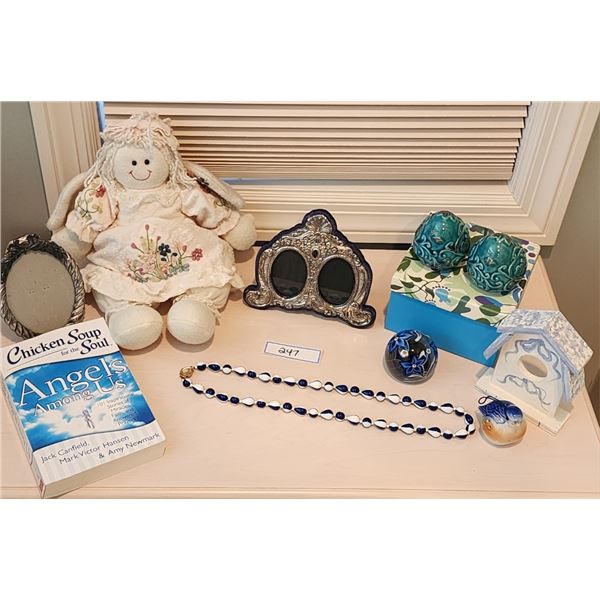 Handmade, Vintage Ceramic Book, Photo Frames