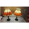 Image 2 : Pair of Tiffany Lamps