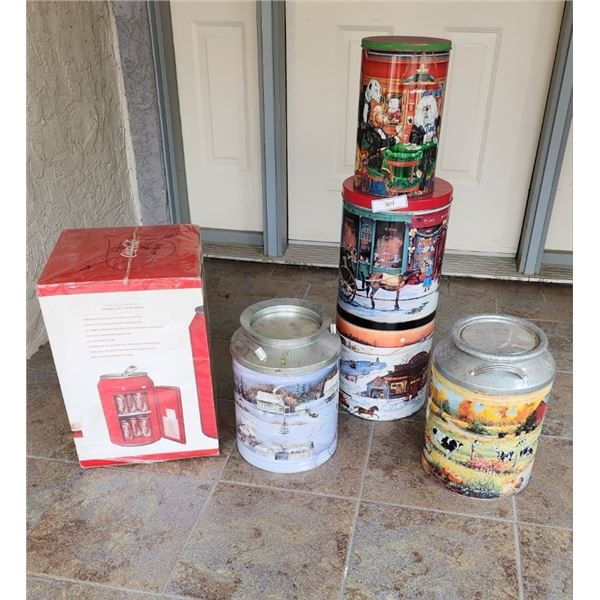 Selected Tins, Coca Cola Can Fridge (NEW)