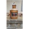 Image 1 : RARE Vintage William Harvie Copper Ship Lantern - Bow.Port.Patt.23 - 19" Tall