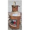 Image 2 : RARE Vintage William Harvie Copper Ship Lantern - Bow.Port.Patt.23 - 19" Tall