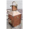Image 3 : RARE Vintage William Harvie Copper Ship Lantern - Bow.Port.Patt.23 - 19" Tall