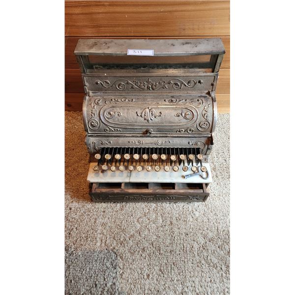 RARE Antique  "Peninsular" Cash Register with Key