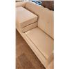 Image 4 : White Sofa (Like New) 86" x 35" - Matching Chair Lot 313
