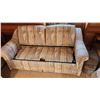 Image 3 : Mid Century Tweed Sofa Bed (Sofa 74"x36") Bed (69"x52") - Good Condition - Matching Sofa Lot 317