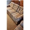 Image 2 : Mid Century Tweed Sofa Bed (Sofa 80"x36") Bed (72"x60") - Good Condition - Matching Sofa Lot 316