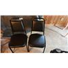 Image 2 : 2 Black Stackable Banquet Chairs in Excellent Condition - Like New