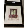 Image 2 : "The Inner Garden" & "Red Ivy Window" Framed Prints by Tony Casper - 23.5"x19.5"