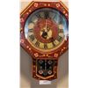 Image 2 : Hand Painted Antique Wall Pendulum Clock with Deer