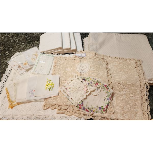 Beautiful Designed Pillowcases, Handkerchiefs, Cushion Covers