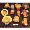 Image 2 : Vintage 1967 Bosson Chalkware Heads
