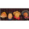 Image 3 : Vintage 1967 Bosson Chalkware Heads
