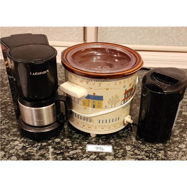 Cuisinart 4 Cup Coffee Pot, Crock Pot, Kettle